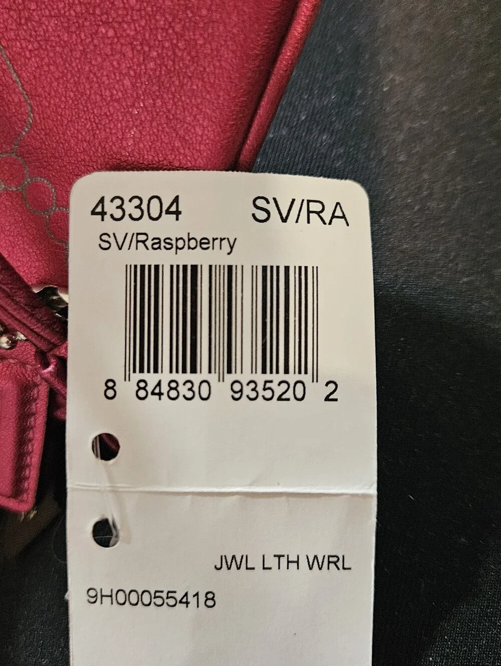 Coach Raspberry Wristlet With Hangtag, NWT, 6